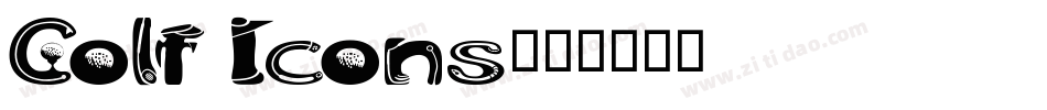 Golf Icons字体转换
